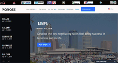 Desktop Screenshot of karrass.com